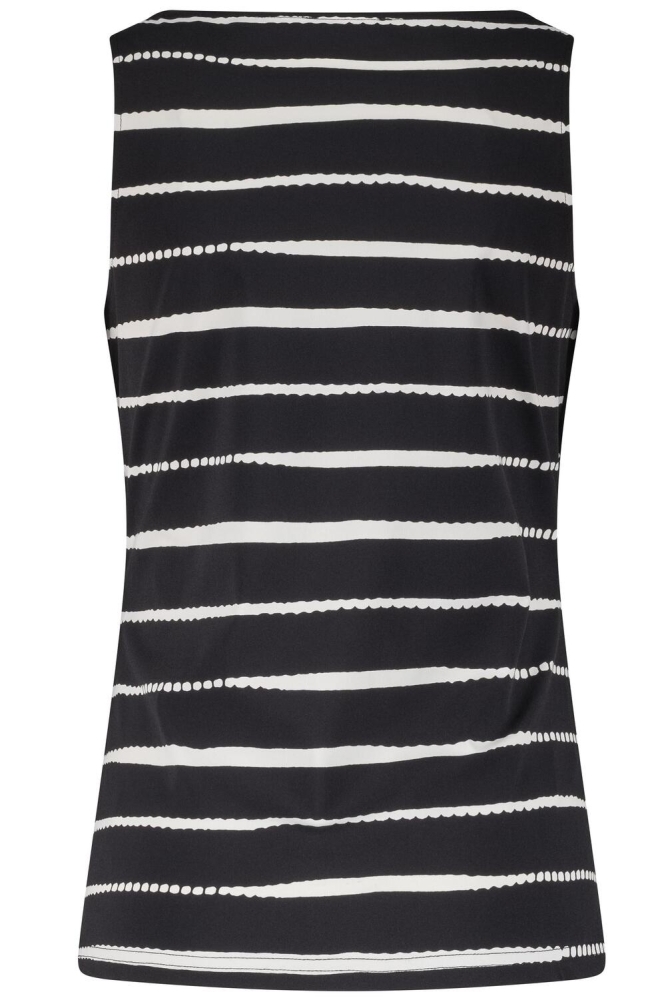 LEAH TOP L21 506 2568 PAINTED STRIPE BLACK